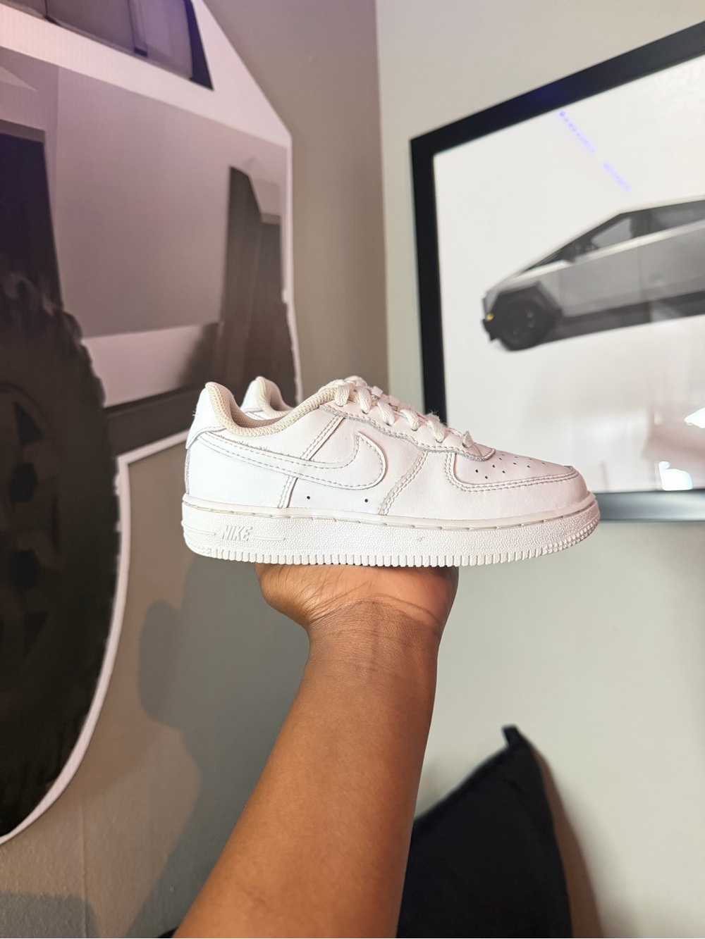 Nike White Low-Top Leather Sneaker